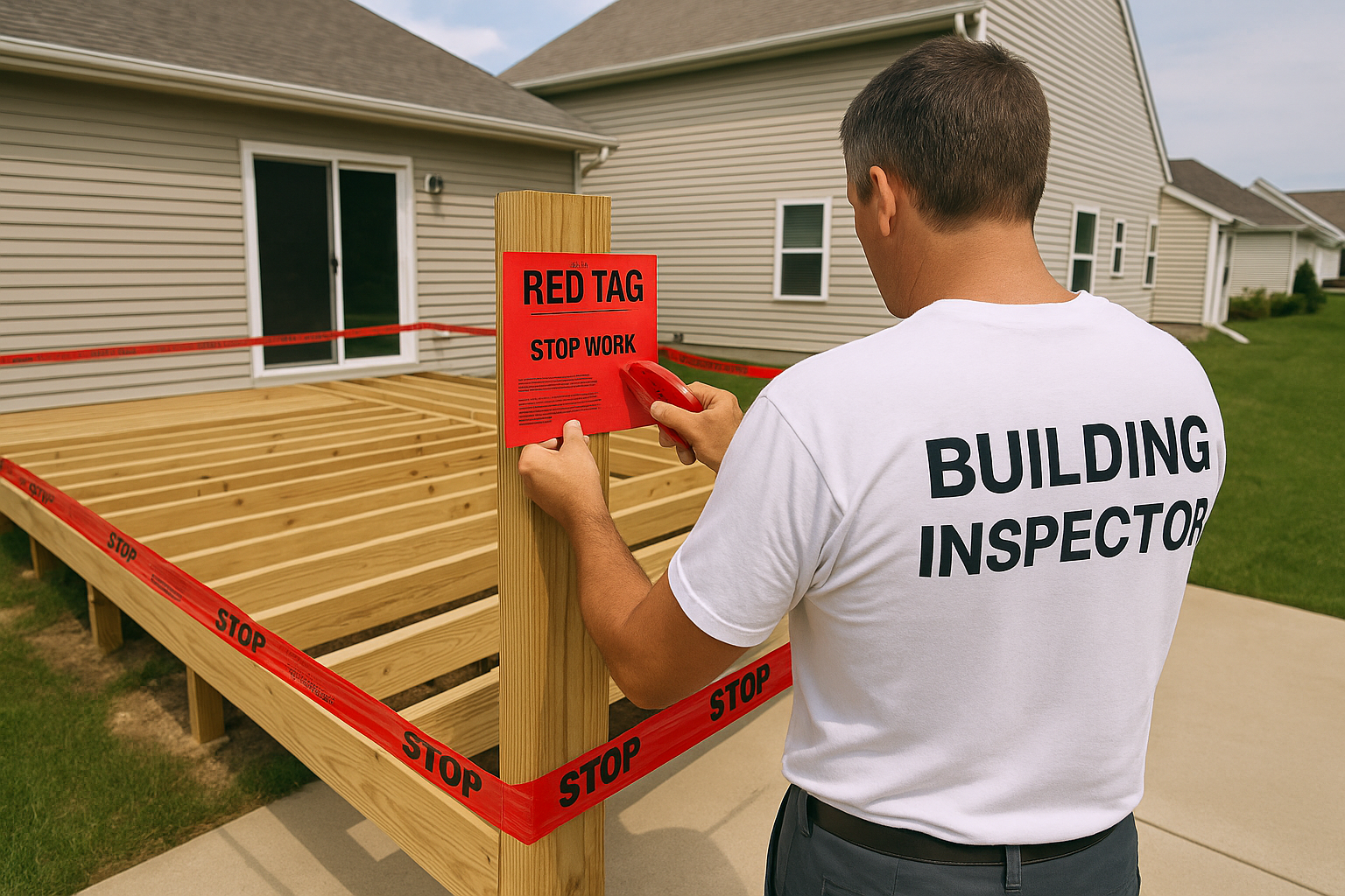 building permits, red tag, horror stories